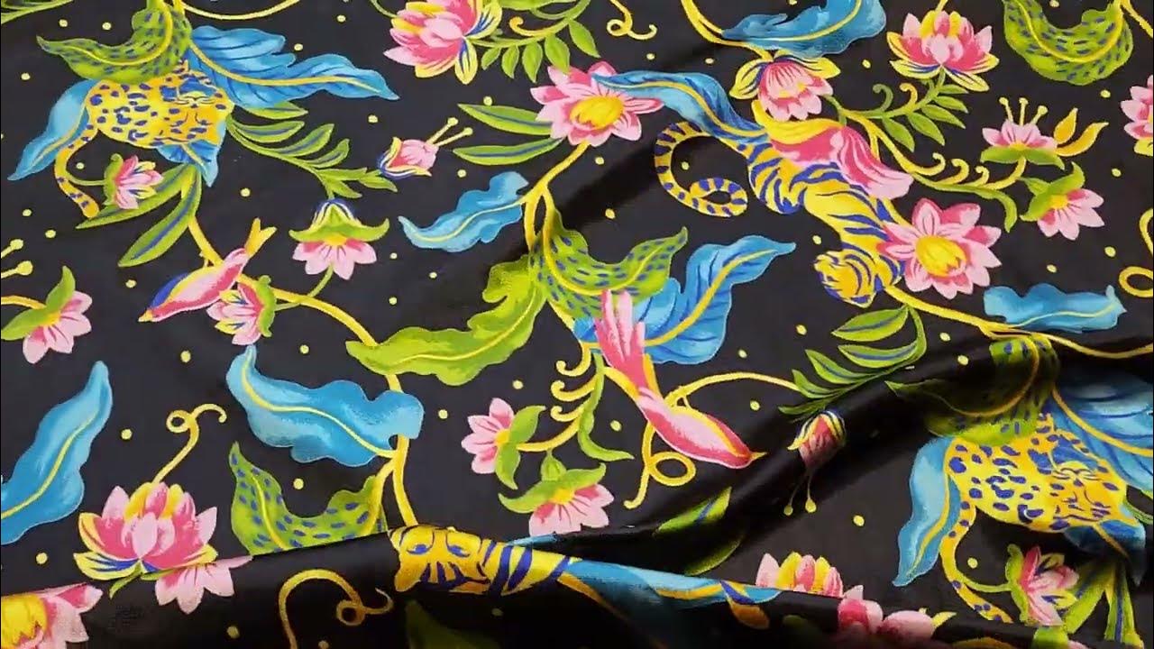 Итальянский бархат с рисунком из вискозы бти-071 - YouTube