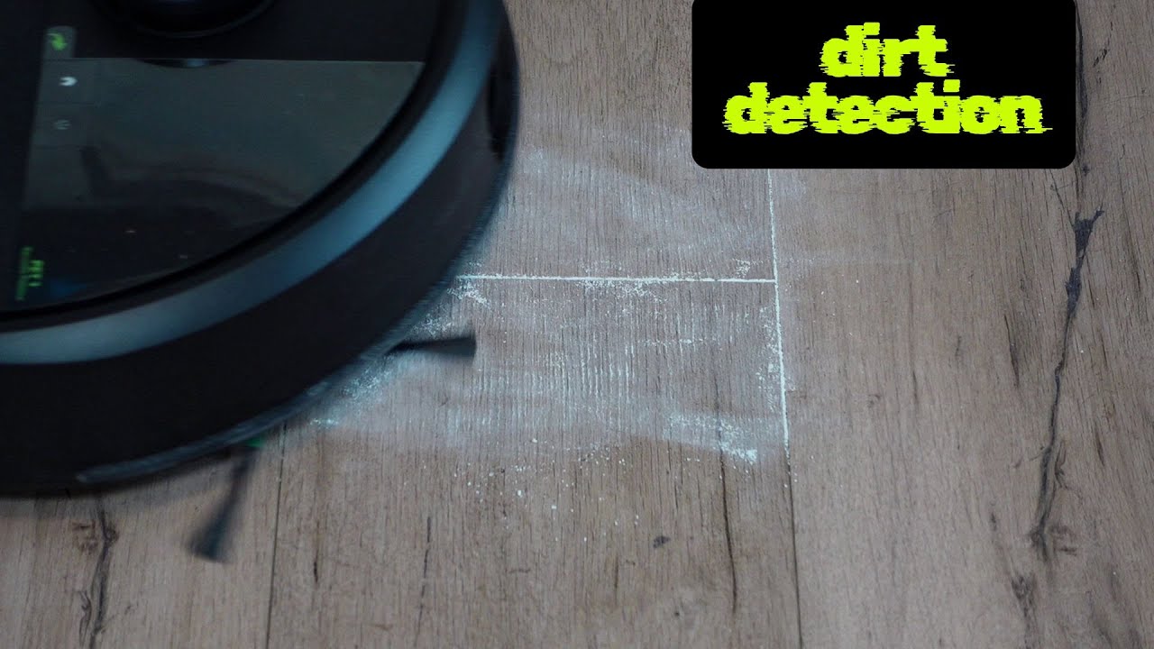 Watch iRobot Roomba Max 705 and 3i g10+ DirtDetect pattern variants on YouTube