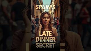 Why Does Everyone in Spain Eat So Late? #shorts #trending