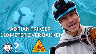 Adrian Krog trikser 110 meter over bakken - Guinness World Record?