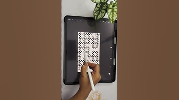 166-Geometric Pattern Procreate Brush #procreatebrushes #procreatedigitalart #procreate #satisfying