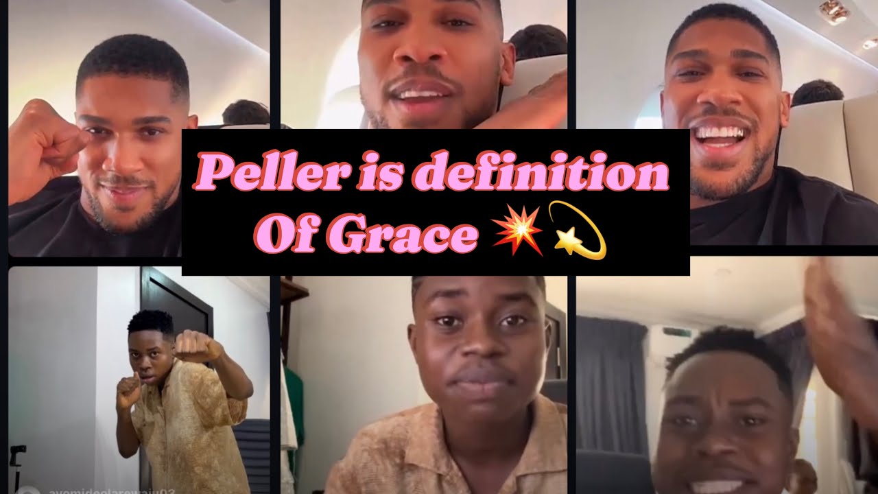 Conversation With Anthony Joshua and Peller Africa streamer - YouTube
