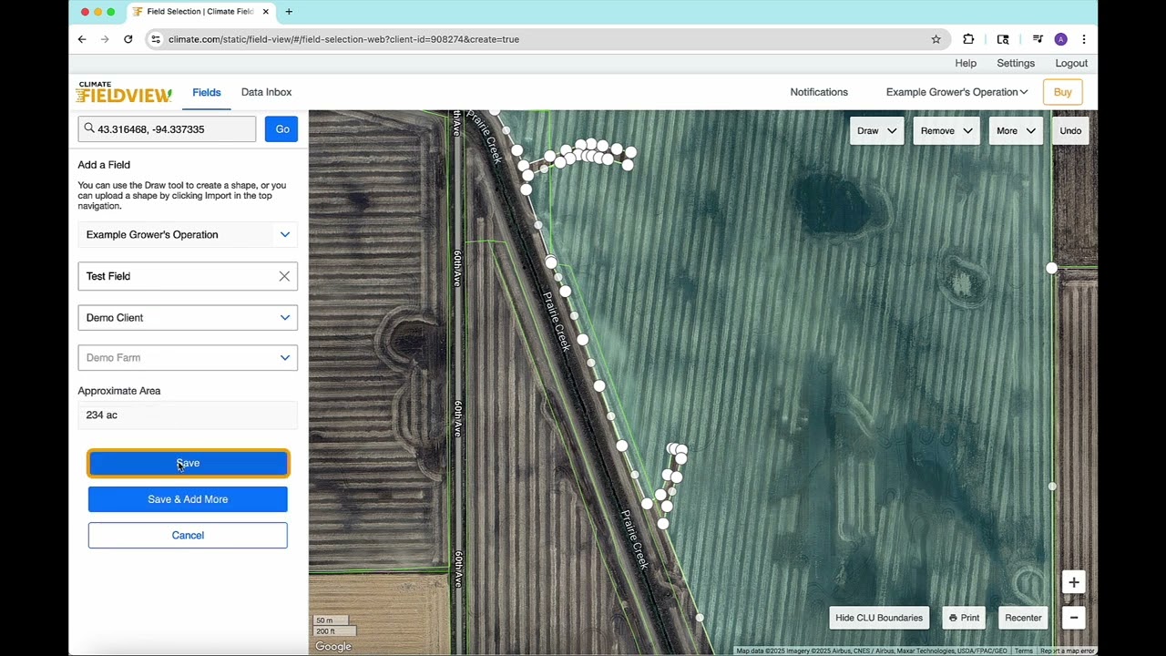 FieldView 101: Adding a Field to your FieldView™ Account - YouTube