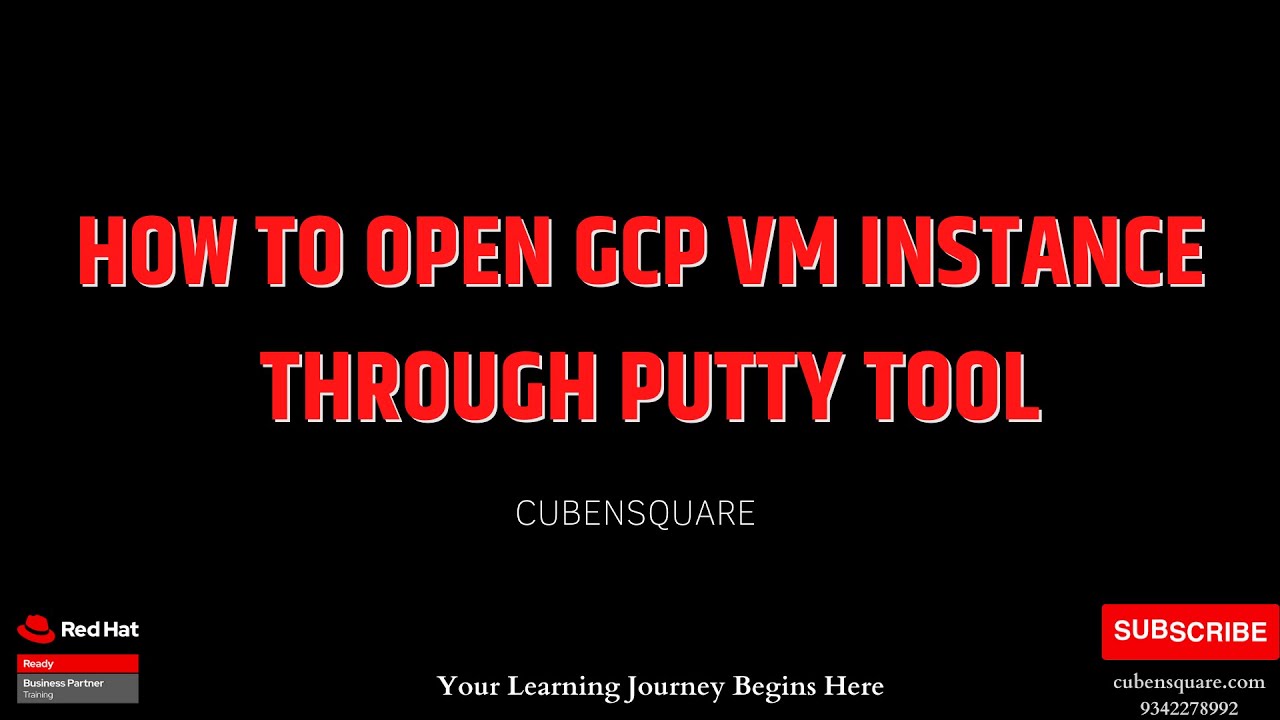 How to Open GCP VM Instance through Putty Tool ? - YouTube