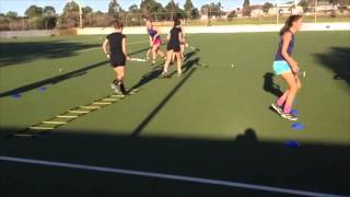 Using Speed Ladder Within A Drill