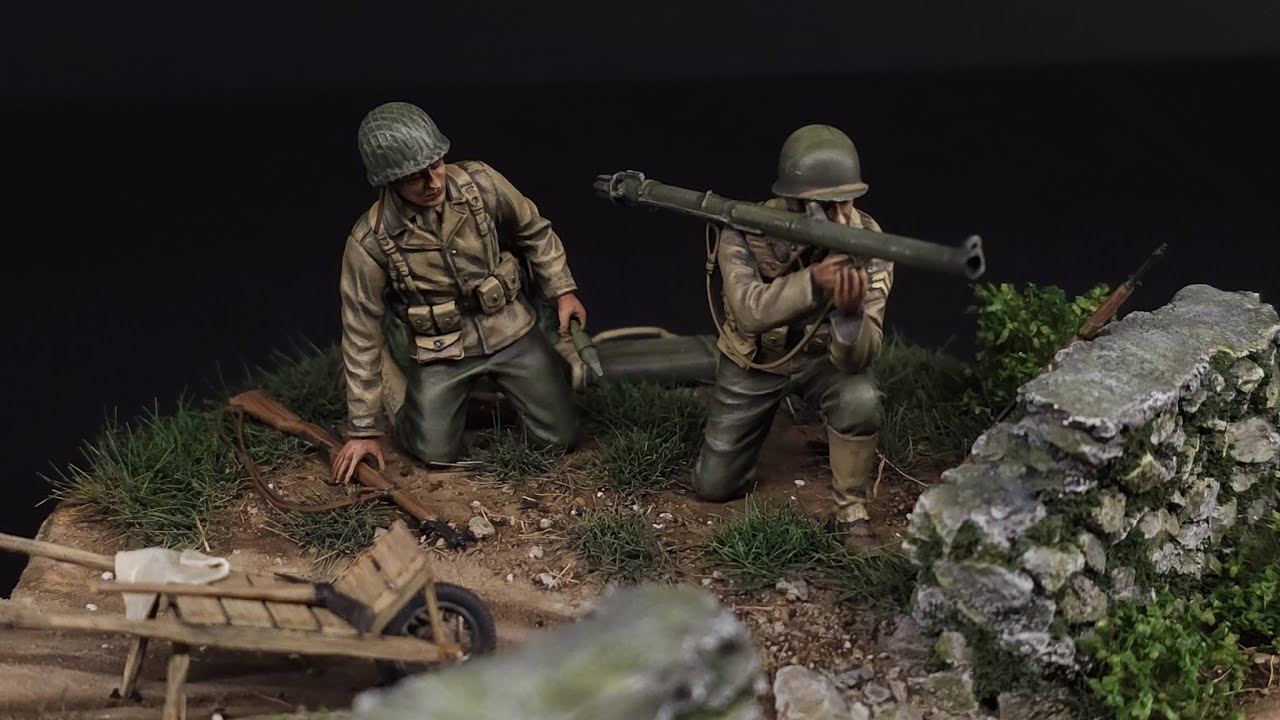 How to make a diorama - Tutorial - Scale 1/35 (U.S. Anti Tank Team)