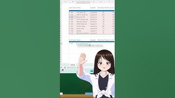 【Excel】９割が知らない新しいVLOOKUPの使い方　#shorts
