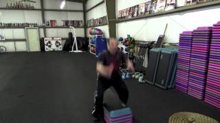 Straddle Box Jump
