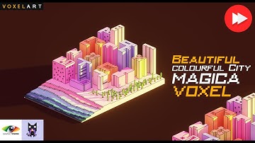 Creating a 3D Isometric Tiny Beautiful Beach City Scene (Speed Art) Bloom Effect.