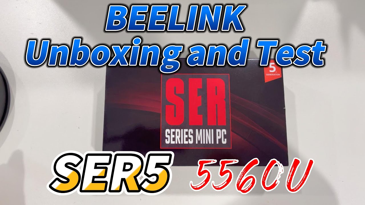Beelink SER5 Mini PC,AMD Ryzen 5 5560U(6C/12T,up to 4.0GHz),Mini Computer  16GB DDR4 RAM 1TB M.2 SSD Graphics 6cores 1600 MHz