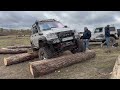 Первые тесты #OFFROAD-полигона, УАЗу на 37 шинах сложно