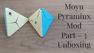 Moyu Corner Twist Pyraminx/Moyu Triangle Pyraminx Unboxing ....