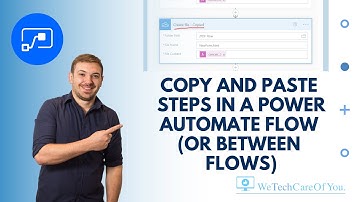 Copy and Paste steps in a Power Automate flow (or between flows)