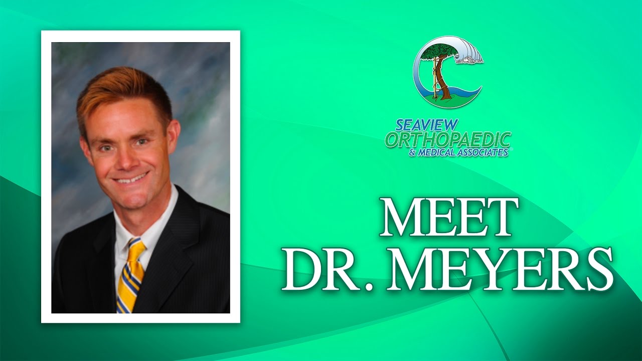 MEET DR. ADAM MEYERS Pain Management Seaview Orthopaedic & Medical