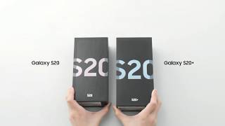 Unboxing the Galaxy S20 and S20+  | Samsung