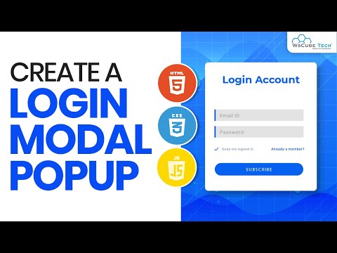 Vídeo: O que é um formulário de login modal?