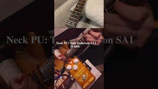 Warmoth Custom Guitar crunch sound w/ Sweet Honey Overdrive #warmoth #tomanderson #guitar