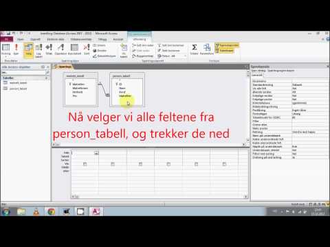 Video: Hvordan Lage En Enkel Database