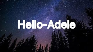 Hello-Adele lyrics