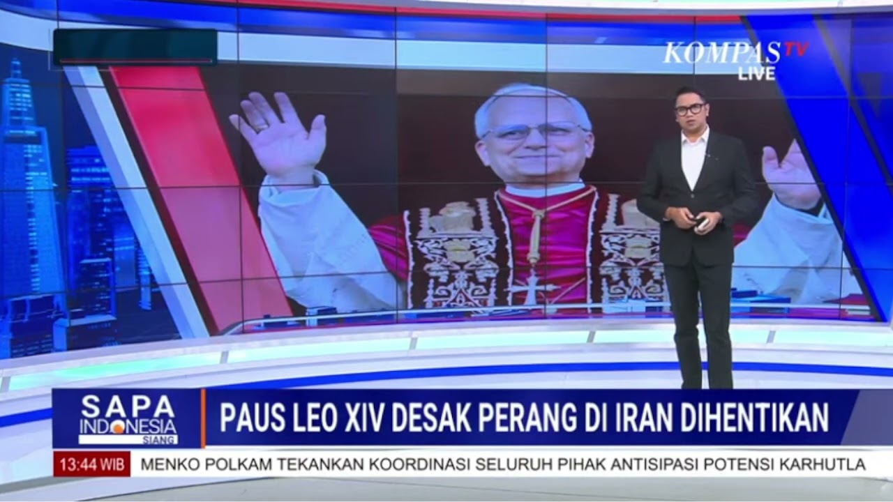 Paus Leo XIV Desak Perang di Iran Dihentikan