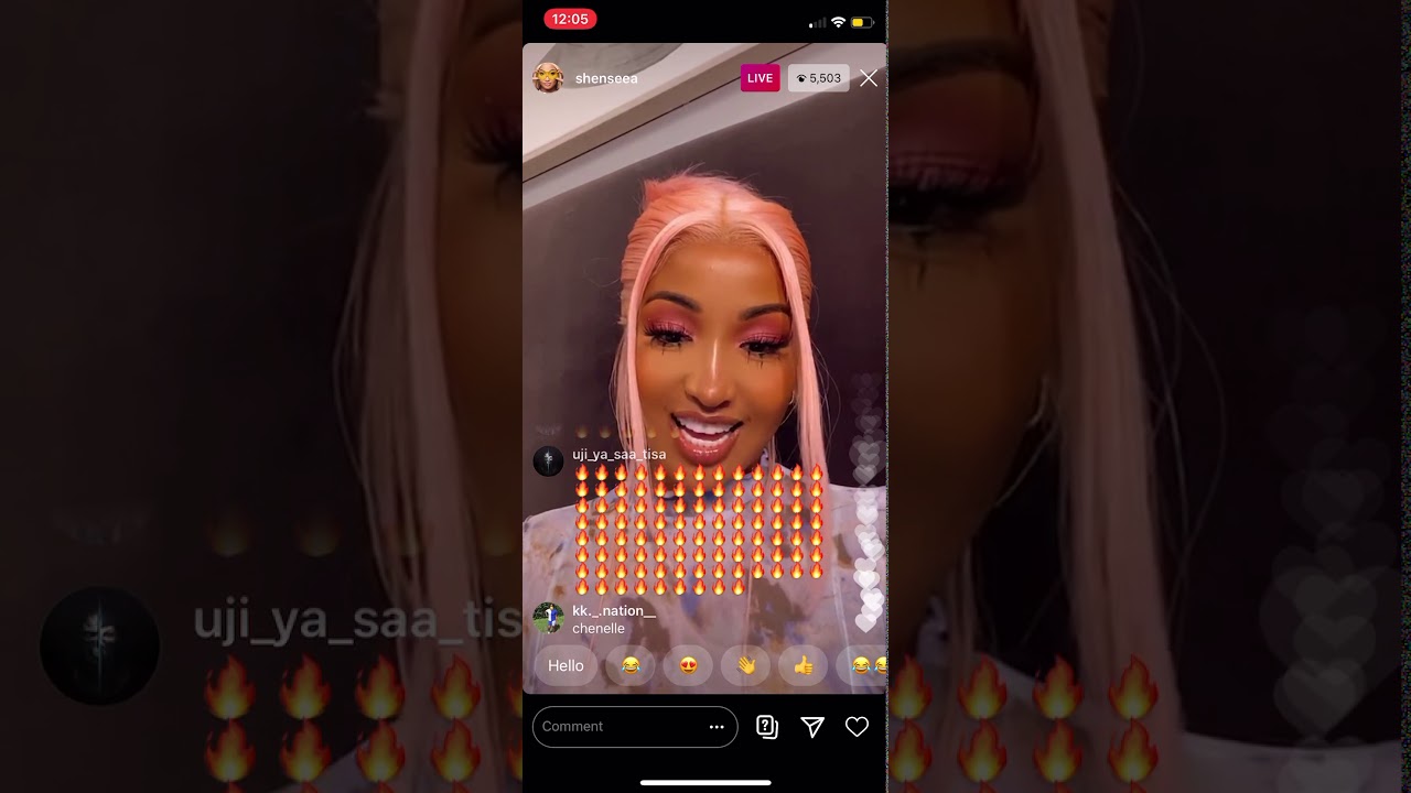 Shenseea SINGS Lighter on IG Live before Atlanta Concert YouTube