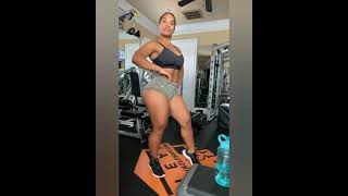 Curvy Fitness Model Big Booty Big Butt Big Glute Fitness Motivation