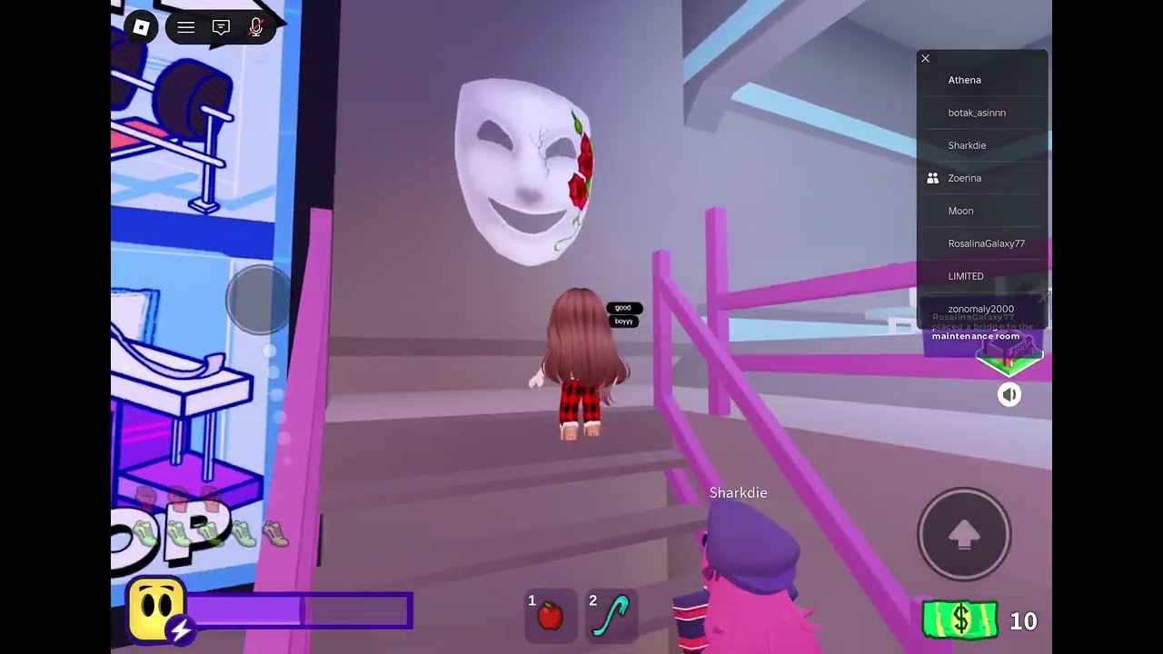 Playing break in 2 with my friend!