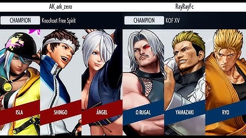 KOF XV 🔥 RayRayFc (O.Rugal/Yamazaki/Ryo) vs Ark Zero (Angel/Shingo/Isla) KOFXV Replays 🔥 Steam