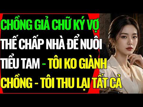 CHỒNG GIẢ CHỮ KÝ VỢ THẾ CHẤP NHÀ ĐỂ NUÔI TIỂU TAM - TÔI KO GIÀNH CHỒNG - TÔI THU LẠI TẤT CẢ