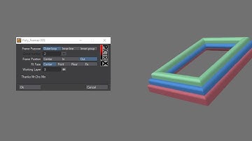 LightWave plugin - PX Poly Framer #1 - Window
