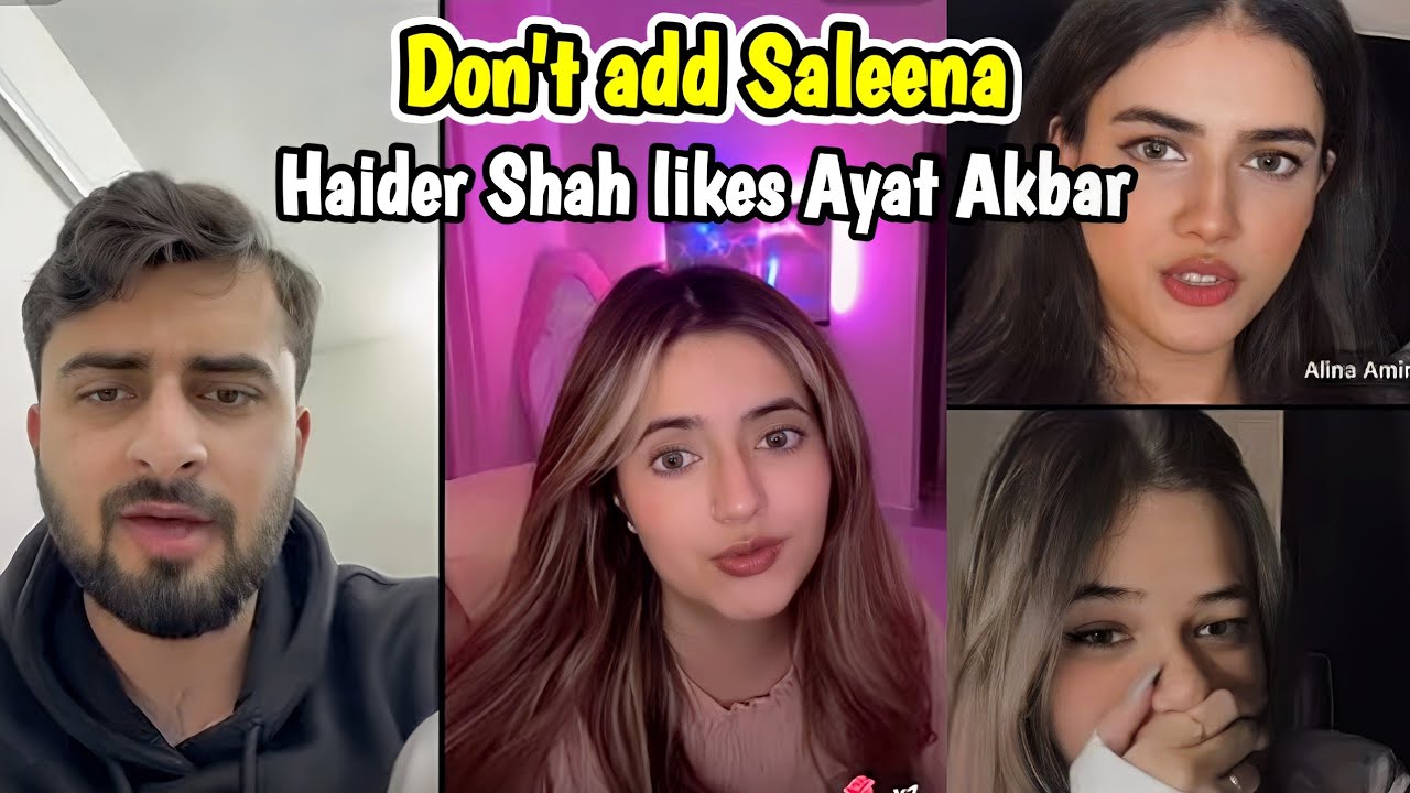 Don’t add Saleena | Haider Shah likes Ayat Akbar | Live with Haider & Kainat 