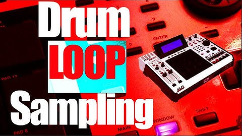 Akai MPC 2500 - How To Sample & Chop Drum Loops