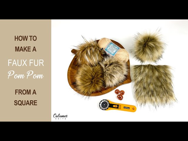 D.I.Y All the Time! Faux Fur Pom Pom Keychain 