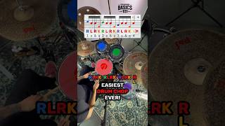 Your First Drum Chop Made Easy 🥁 #drums #beginner