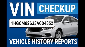 Vehicle History Report: Free VIN Lookup & Used Car History Check with VinCheckUp 🚗