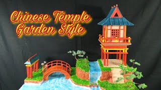 Download lagu DIY Miniature Temple | Chinese Temple Garden Style | Diorama | Garden Feels Temple