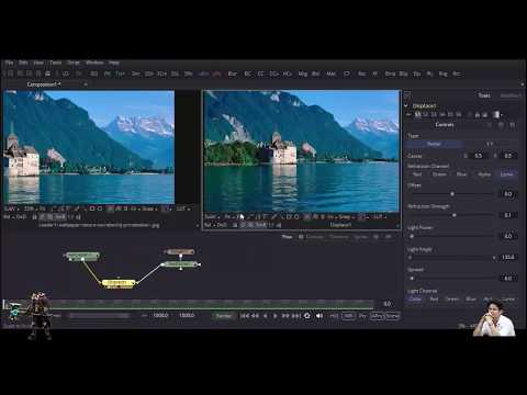 How to Animate a photo by using Blackmagic Fusion 8