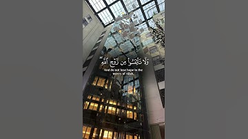 وَلَا تَيْأَسُوا مِن رَّوْحِ اللَّهِ ۖ (87) | سورة يوسف