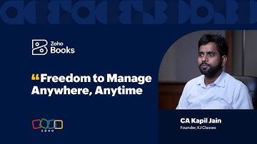 From Tally to Zoho Books: CA Kapil Jain