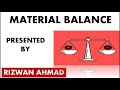 Material Balance in Just 2 Pages || Food Engineering || Agriculture Engineering || Dairy Engineering