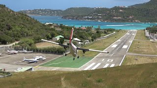 A day at one of the worlds most challenging airports, 4K planespotting at St Barts