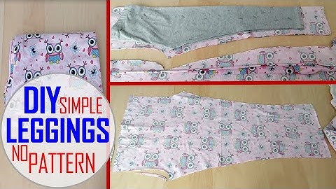 DIY, Simple Leggings | How to Sew Easy Leggings | How to Make Leggings #Trend #Fashion #Leggings