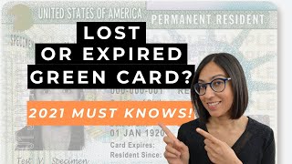 Lost Green Card (Abroad or U.S.) | How to Replace a Green Card using Form I90 + Pandemic Tips