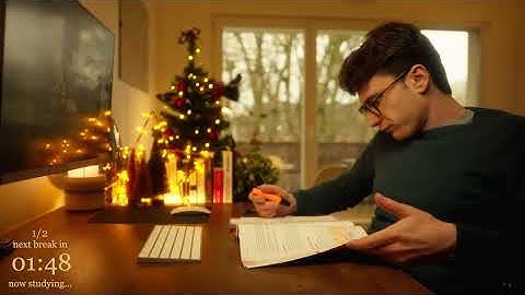 4-HOUR | Study With Me | One break, No music, Deep work