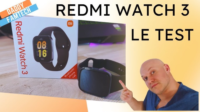 Montre connectée XIAOMI Redmi Watch 3 Noir