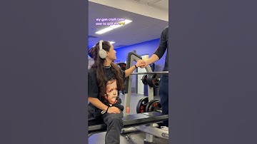 MY GYM CRUSH CAME OVER TO SPOT ME… #gymcomedy #gymfitness #gymhumor #fitnessmotivation