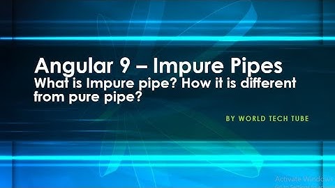 Angular Tutorial - Impure Pipes | Learn Angular 9 - Impure Pipe | Pure vs Impure pipe Angular [2020]