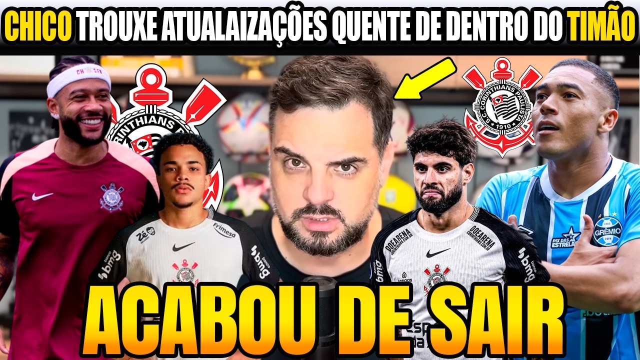 🚨EXCELENTE NOTÍCIA NO CORINTHIANS! FOI CONFIRMADO AGORA! BASTIDORES DO TIMÃO PEGANDO FOGO