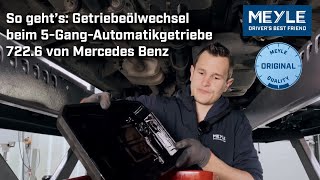So geht’s: Getriebeölwechsel beim 5GangAutomatikgetriebe 722.6 von Mercedes Benz