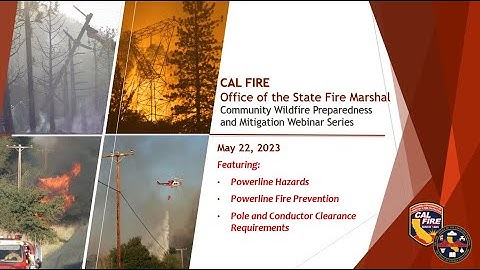 CWPM Webinar Series May 22, 2023 – Utility Wildfire Mitigation Program